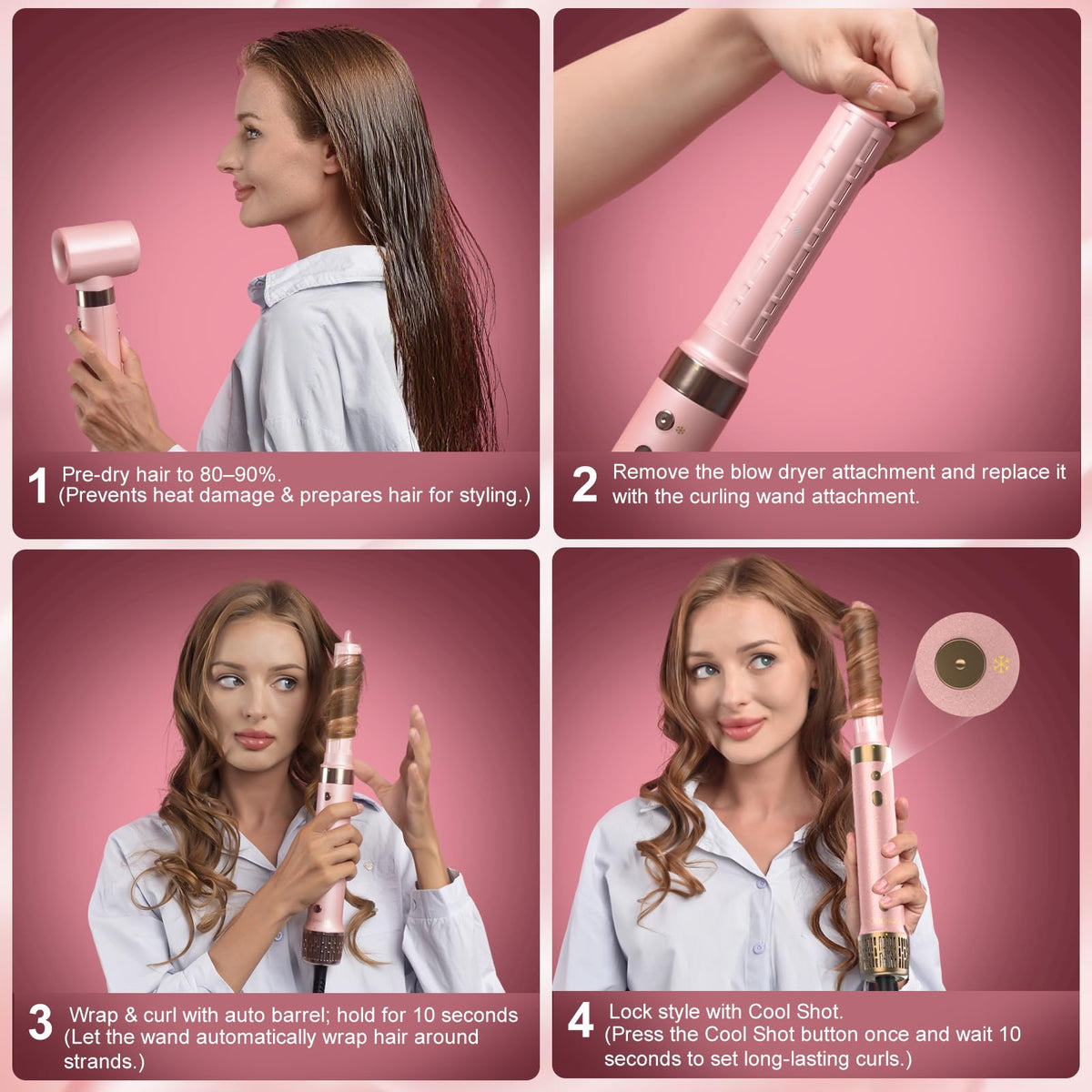 StyleVibe thermal round brush ceramic close-up enhancing even heat distribution