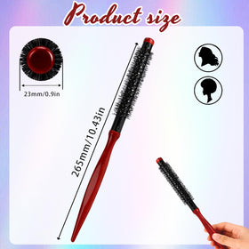 Styquenzer wooden ergonomic handle close-up for secure comfortable grip while styling