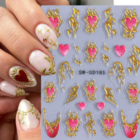 STZPRONAIL finished festival manicure highlighting bold bohemian accents