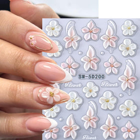 STZPRONAIL stickers on natural nails demonstrating quick at-home transformation