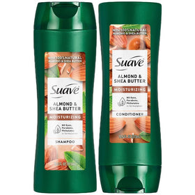 Suave front packaging showing almond and shea butter benefits