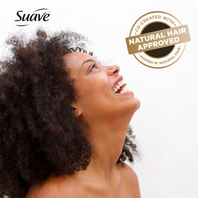 Suave applied to wet hair demonstrating easier detangling