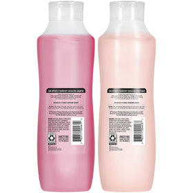 Suave back of bottle showing ingredients and cruelty-free certification