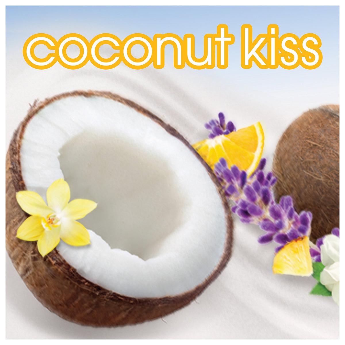 Suave Coconut Kiss held in hand to show compact 1.7 oz travel size