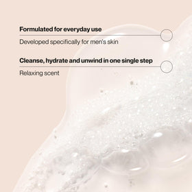 Suave creamy lather texture demonstrating gentle moisturizing cleanse benefit