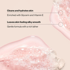 Suave creamy lather close-up demonstrating rich foam and gentle hydration