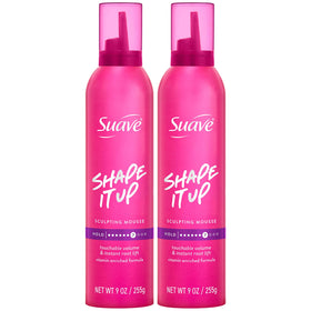 Suave front packaging showing product name and size with styling benefit