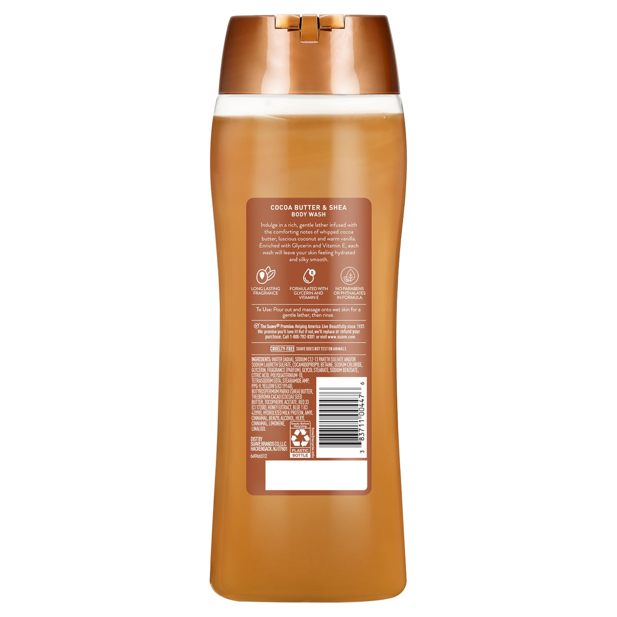 Suave bottles on family bathroom shelf suggesting value and everyday use