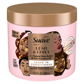 Suave front packaging showing shea and coconut benefits