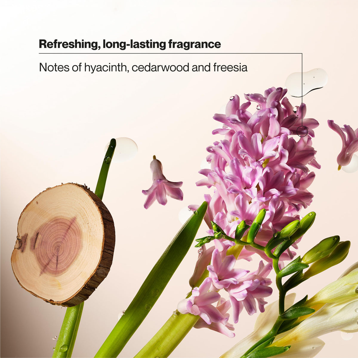 Suave ingredient focus on glycerin and vitamin E to illustrate moisturizing effect