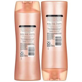 Suave keratin set styled on bathroom shelf for everyday routine