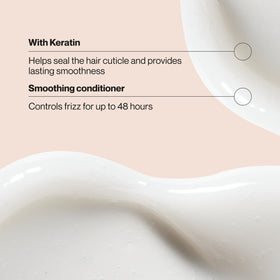 Suave keratin infusion creamy conditioner texture showing rich slip
