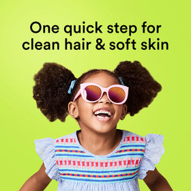 Suave Kids Silly Apple creamy texture closeup showing smooth lather and gentle conditioning