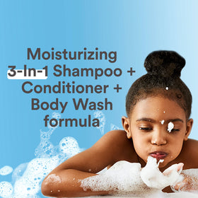 Suave kids ingredient label close-up highlighting paraben-free formula benefits