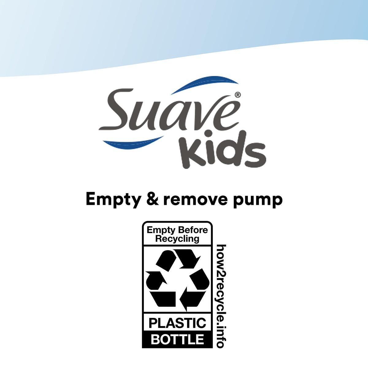 Suave kids dispensing into palm demonstrating single-step shampoo conditioner body wash benefit