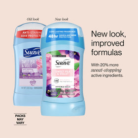 Suave product label showing ingredients and benefits for informed buying decisions