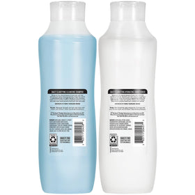 Suave bottles styled on bathroom shelf conveying everyday routine and fresh scent benefit