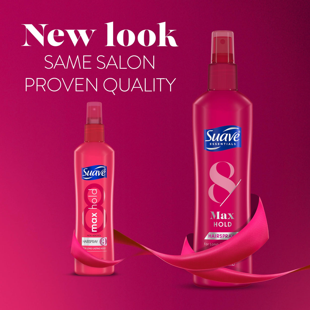 Suave Max Hold 8 nozzle closeup showing spray mechanism for precise styling benefit