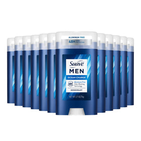 Suave Men showing front packaging and ocean scent for fresh protection