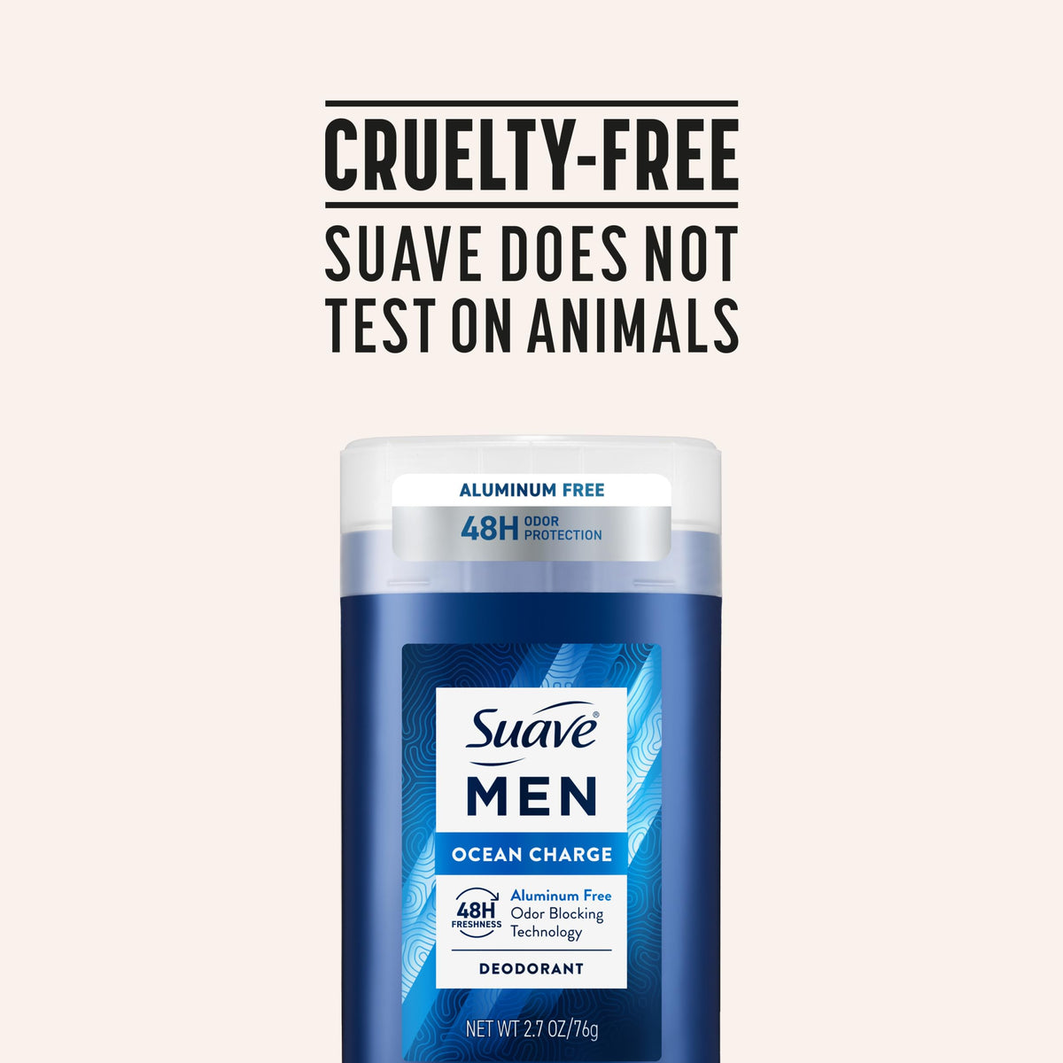 Suave Men 12-pack box showing bulk value and easy household restocking