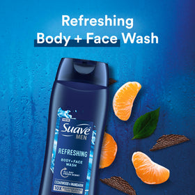 Suave Men close-up lather texture demonstrating moisturizing foam