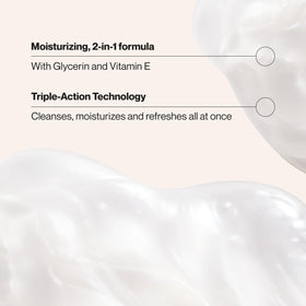 Rich foam from Suave wash demonstrating lather and gentle cleansing action