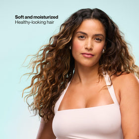 Suave conditioner cream swirl demonstrating rich texture for deep hydration