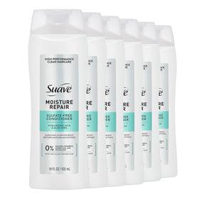 Suave bottle front packaging showing label and hydrating benefit