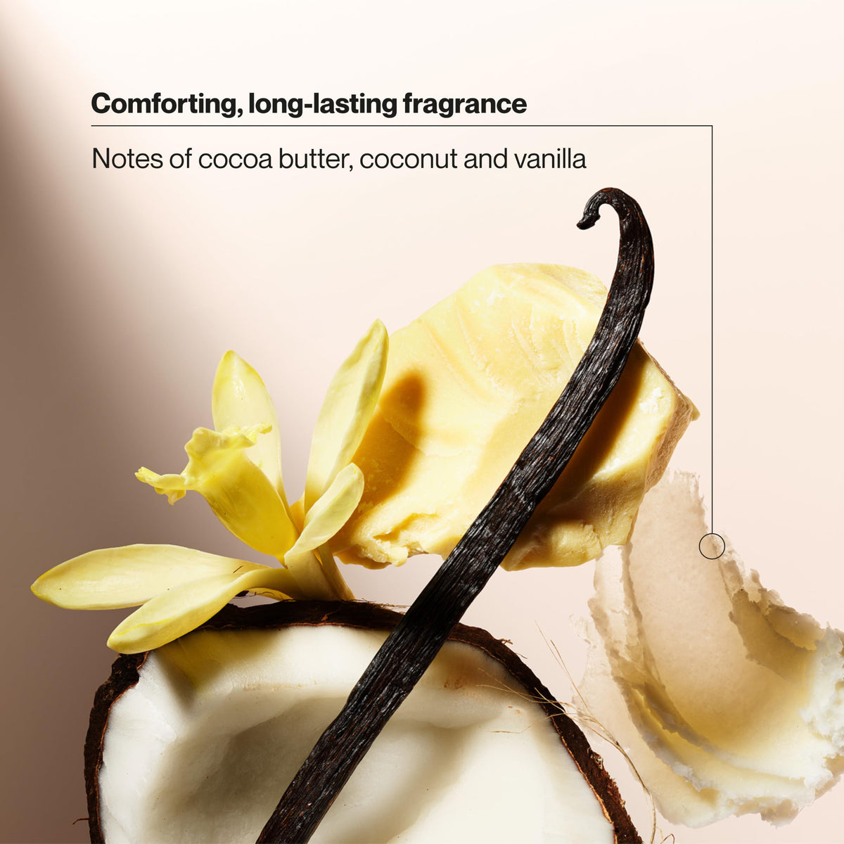 Suave bottle with towel in lifestyle shot for spa-like scent and comfort