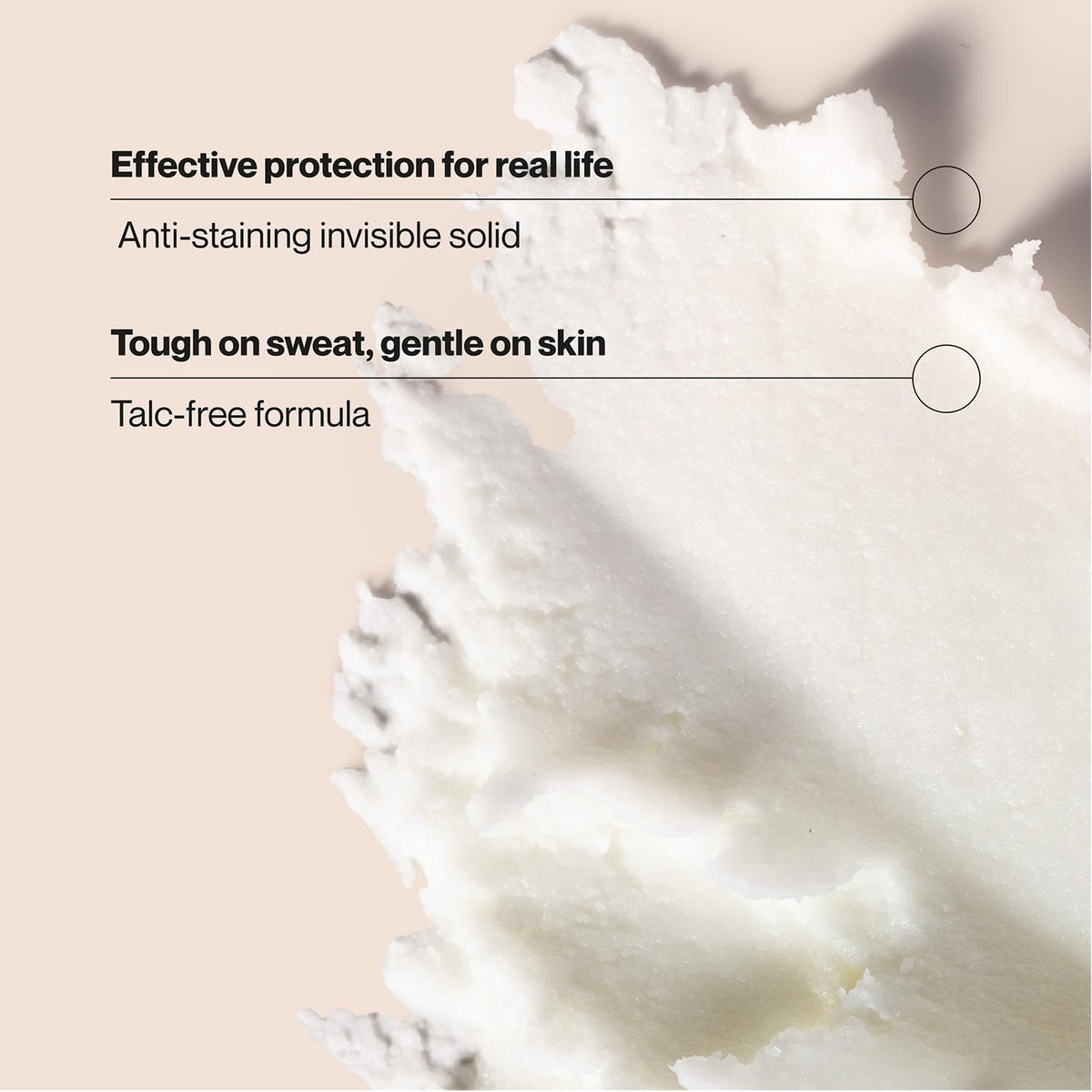 Suave Powder travel size in hand for convenient on-the-go freshness
