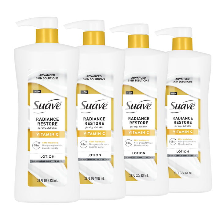 Suave front packaging showing full bottle and branding for easy identification
