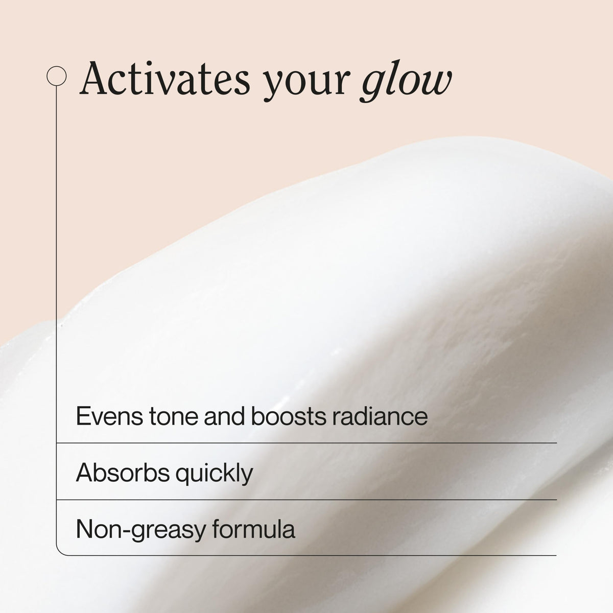 Suave ingredient depiction with Vitamin C symbol highlighting brightening benefit