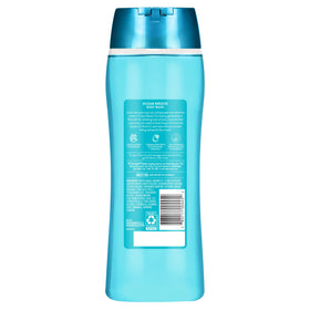 Suave bottle beside a ruler to show 18 fl oz size for value and supply