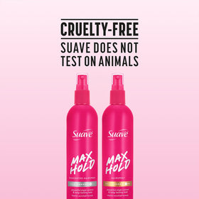 Scented Suave bottle label suggesting a light finished scent for confidence