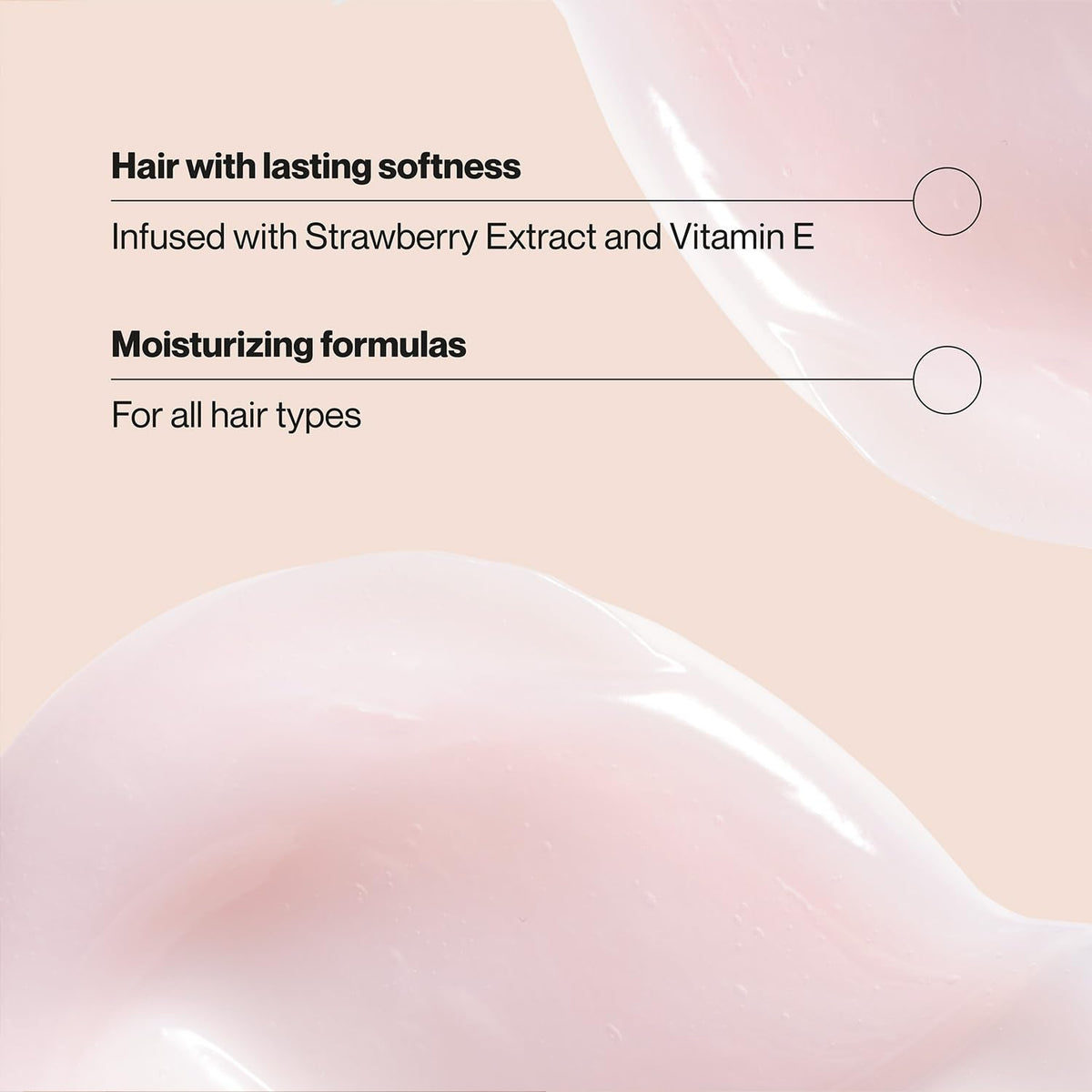 Suave shampoo pouring texture demonstrating rich lather and easy application