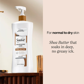 Suave pump close-up with textured nozzle for easy dispensing and convenience