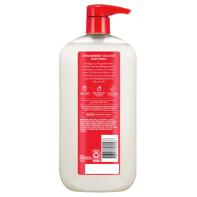 Suave ingredient label with glycerin and Vitamin E highlighted for hydrating benefit