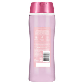 Suave bottle on shower shelf illustrating everyday in-shower use and freshness