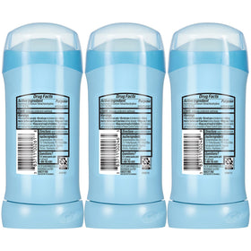 Suave stick beside travel bag suggesting portability and on-the-go freshness