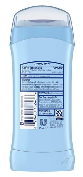 Suave Tropic Paradise in-hand application demonstrating quick-dry benefit