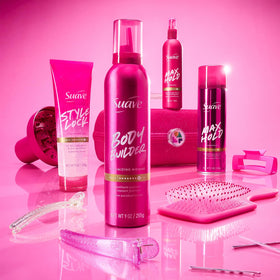 Unscented Suave bottle detail emphasizing fragrance‑free option and gentle care