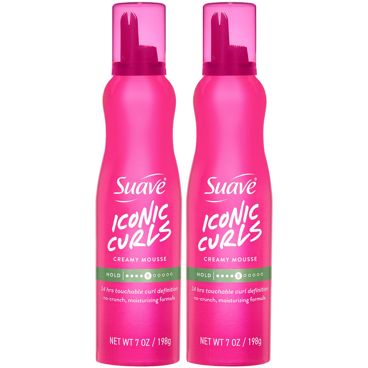 Suave whipped mousse front packaging showing product benefits
