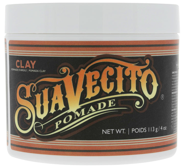 Suavecito jar front view showing label and strong matte styling