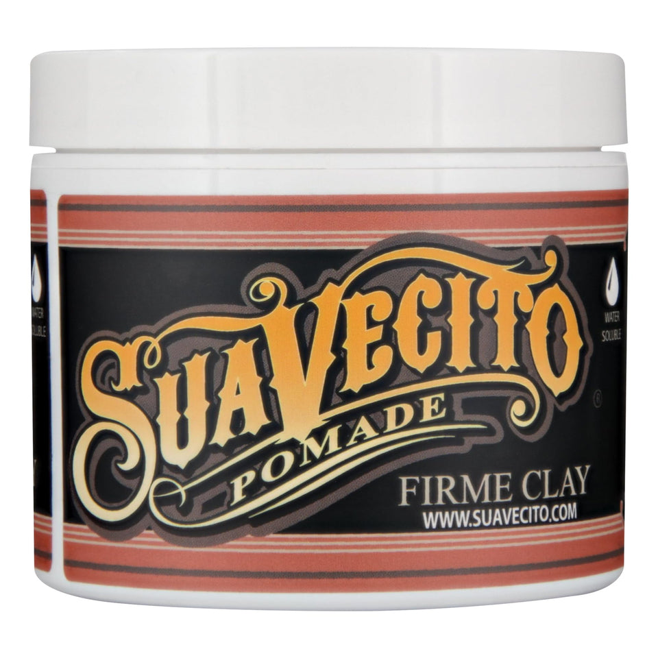 Suavecito jar front view showing label, matte styling and strong hold