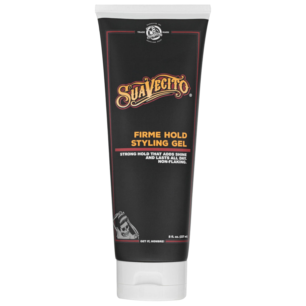 Suavecito jar front packaging showing brand and firm hold benefit