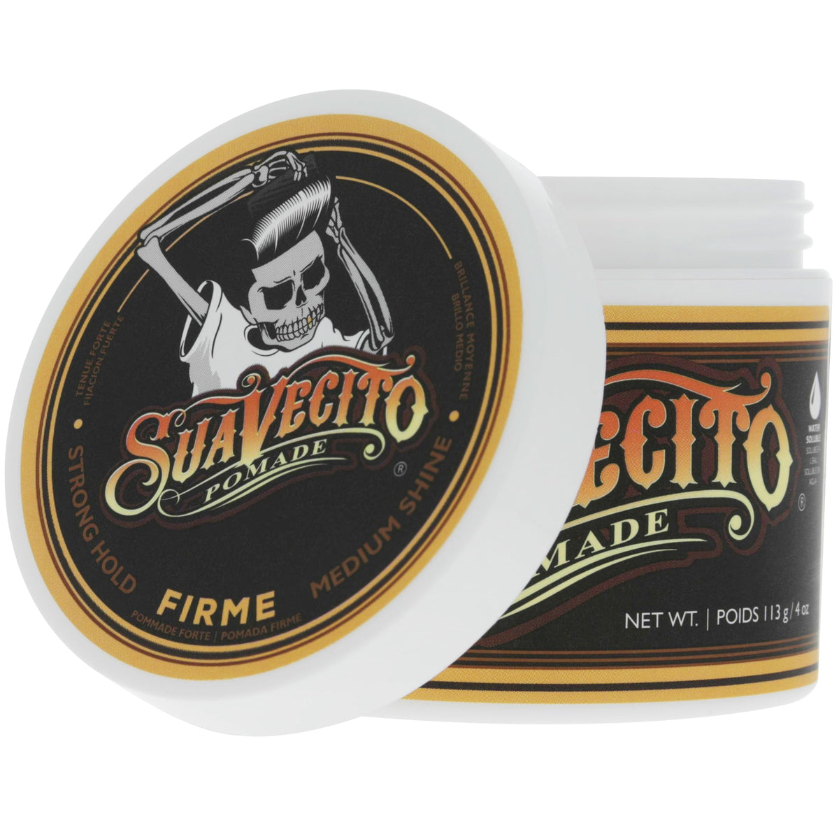 Rinsing hair to show Suavecito water-based easy washout benefit