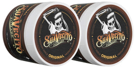 Suavecito front label showing brand and product benefits for easy recognition