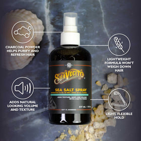 Suavecito texture comparison on hair before and after for natural volume