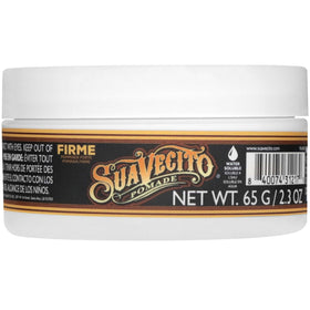 Suavecito on shelf in barbershop setting showing community-approved style