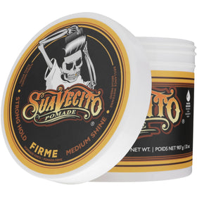 Suavecito in barber shop scene showing professional styling benefit